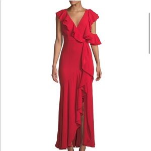 Fame and Partners Ruffe Gown